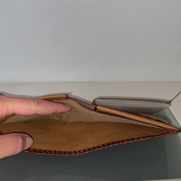 Vintage Tooled Leather Horse & Barn Country Western Wallet Billfold - Picture 13 of 16